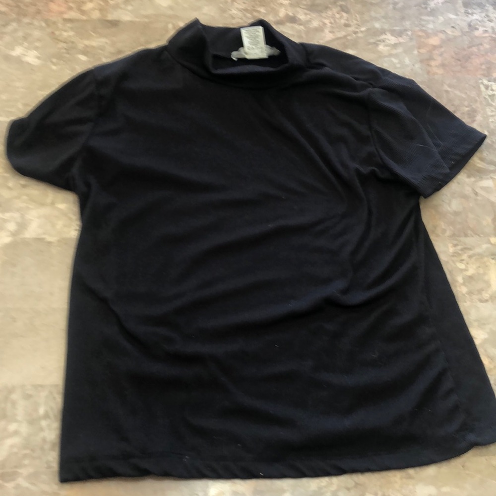 Black Turtleneck Shirt